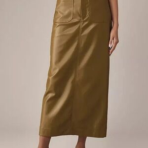 Anthropologie Olive Maxi Skirt
